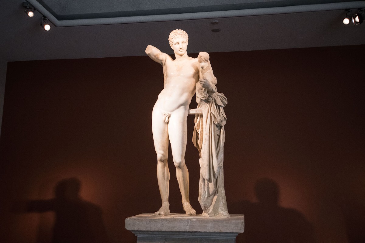 Olympia, greece, Griechenland,Hermes of Praxiteles
