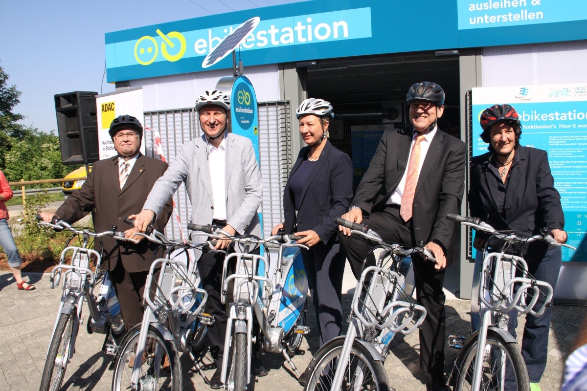 Einweihung der Vaihinger e-Bike-Station 10.07.2015