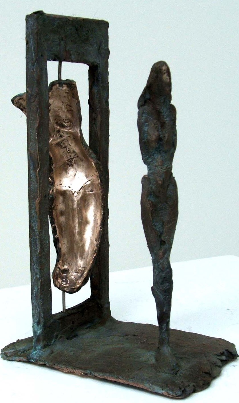 Bronzeskulptur "Die Bewegliche"