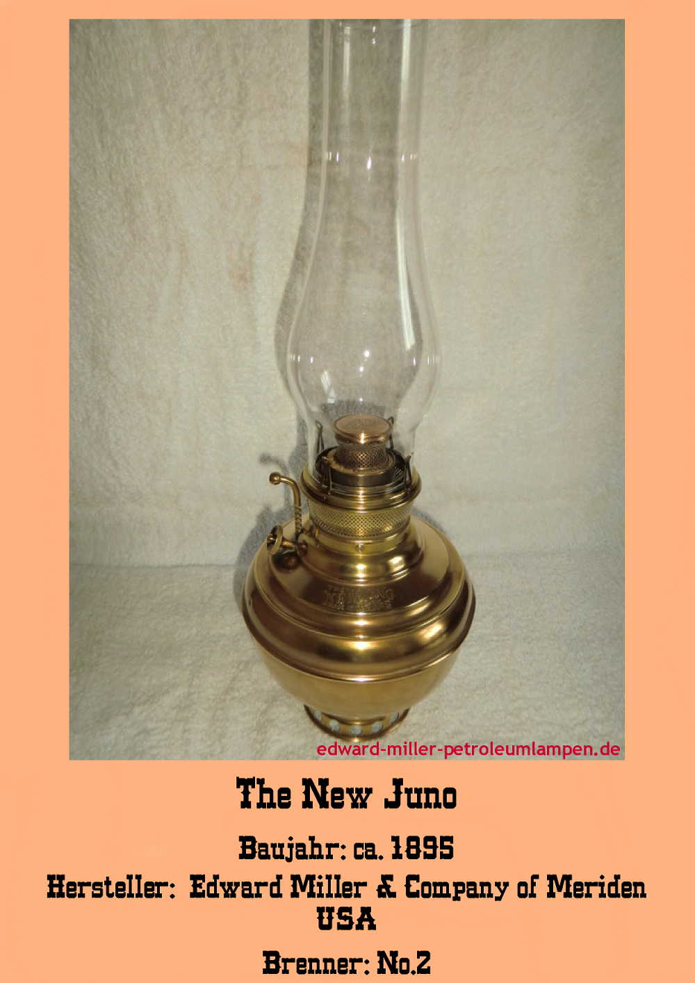 Edward Miller Lamp Juno Rochester