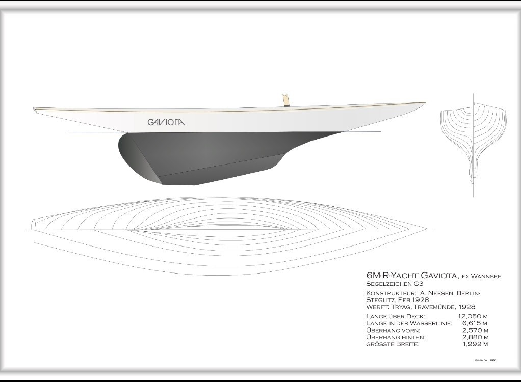 6m R-Yacht Gaviota, A. Neesen