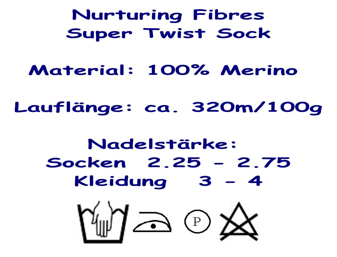 nurturing fibres  super twist sock scaapi