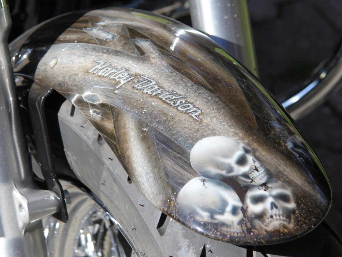 Harley-Davidson Sportster Frontfender Airbrush