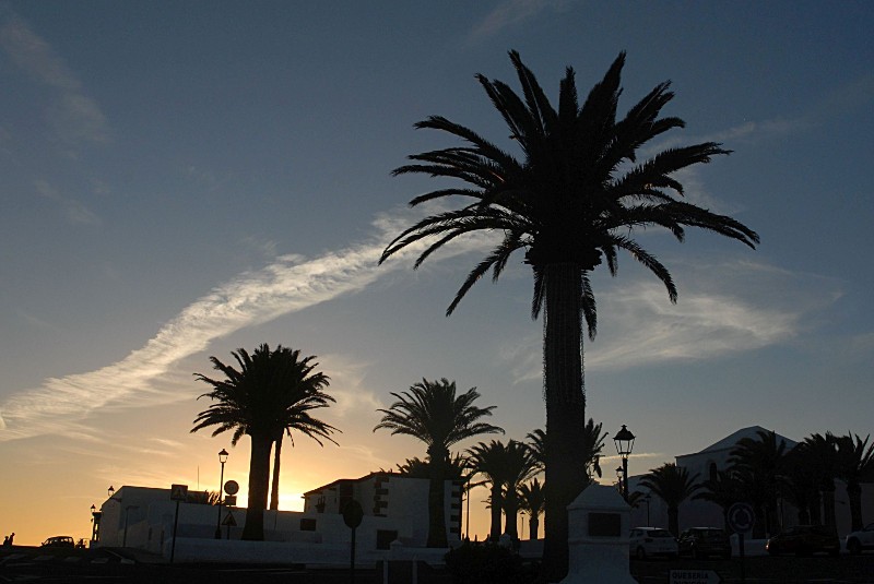 Lanzarote Femes vor Sonnenuntergang
