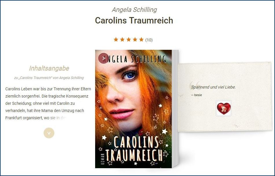 Carolins Traumreich Lovelybooks