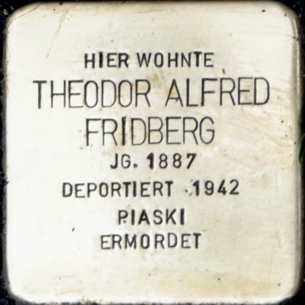 Stolperstein von: Theodor Alfred