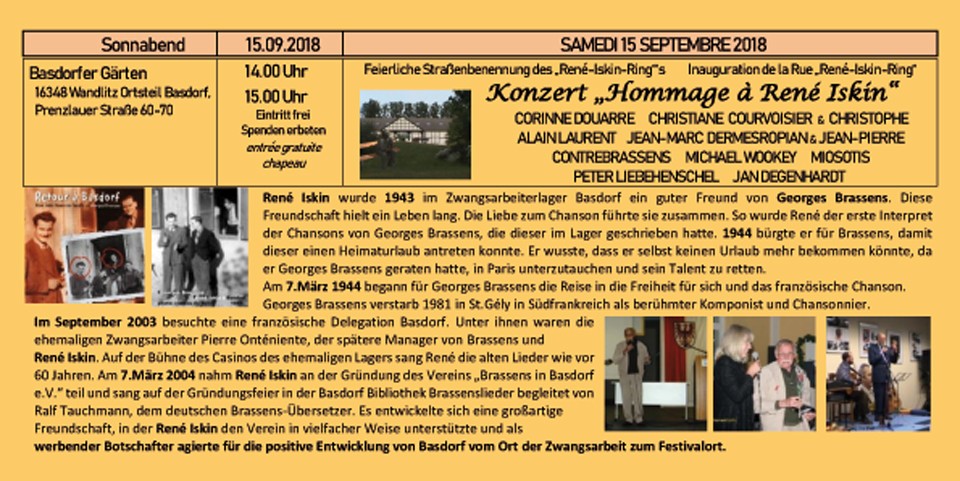 Basdorf Festival Brassens Flyer S.4