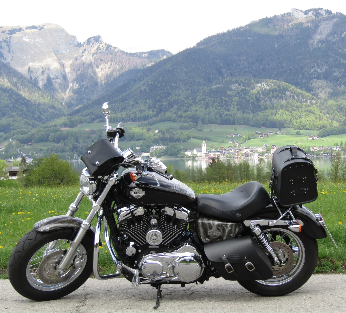 Harley Davidson Sportster XL 1200 C, Wolfgangsee