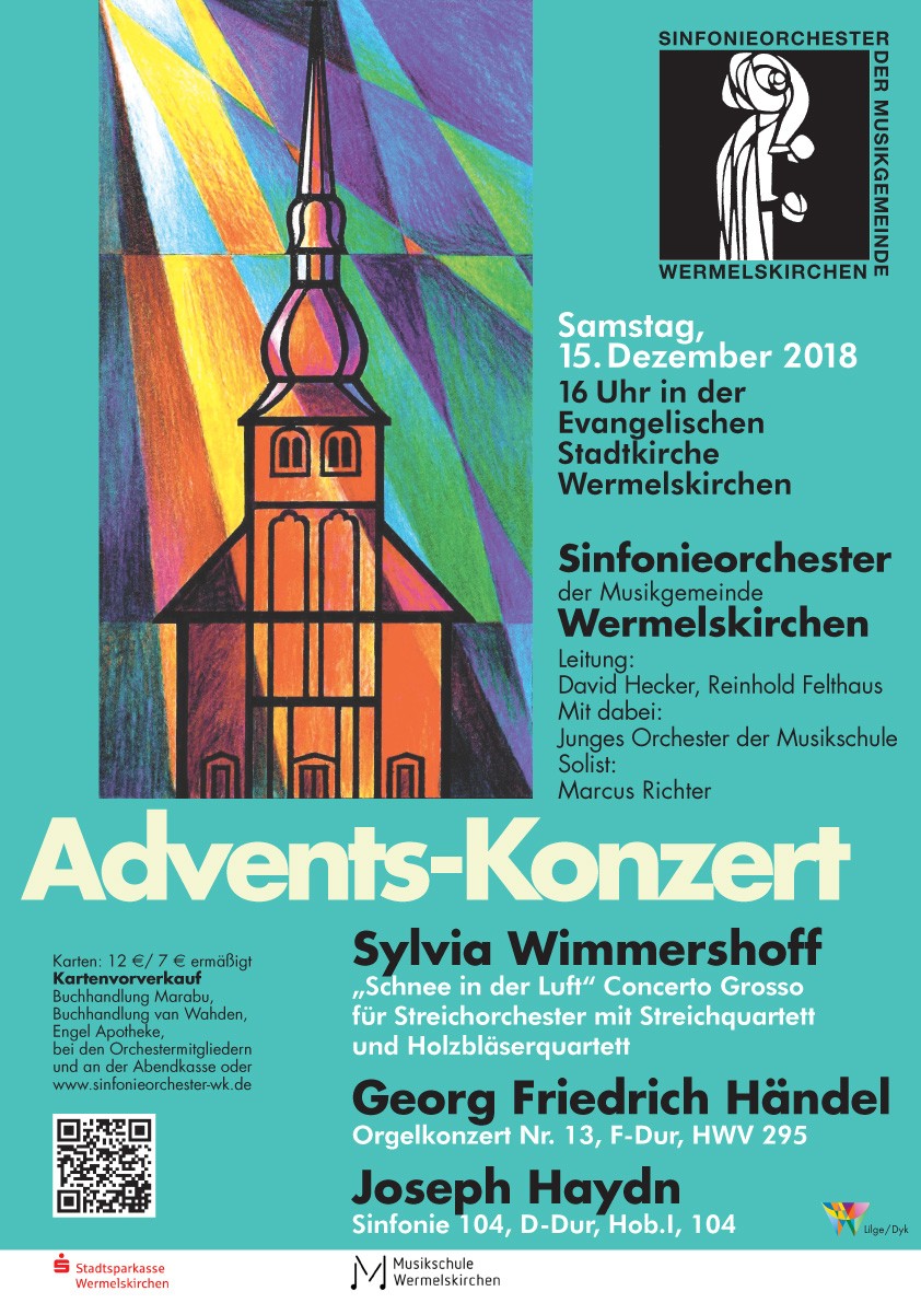 Plakat für das Konzert am 15.12.2018