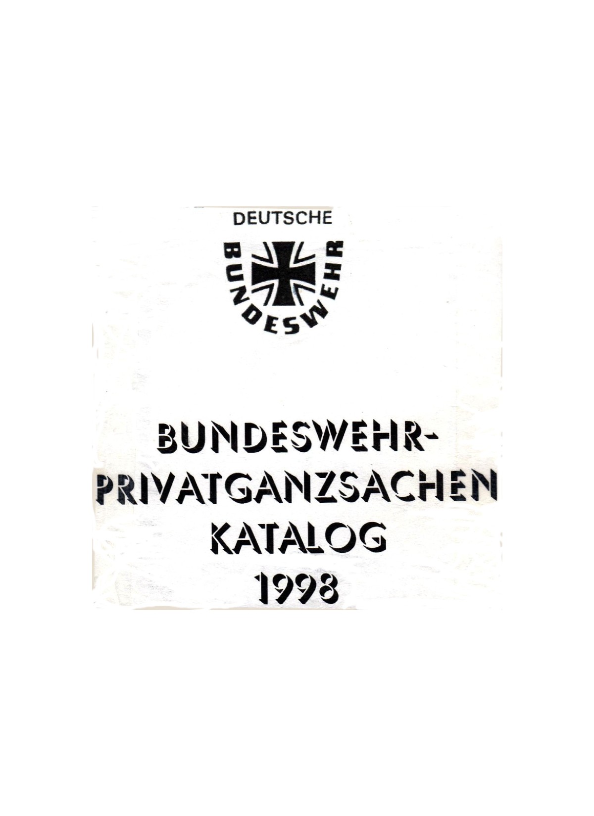 Bundeswehr Ganzsachen Ktalog 1998