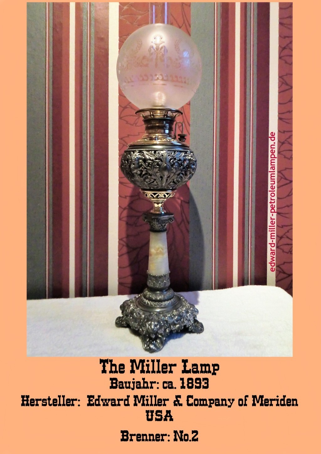 Edward Miller Banquet Lamps