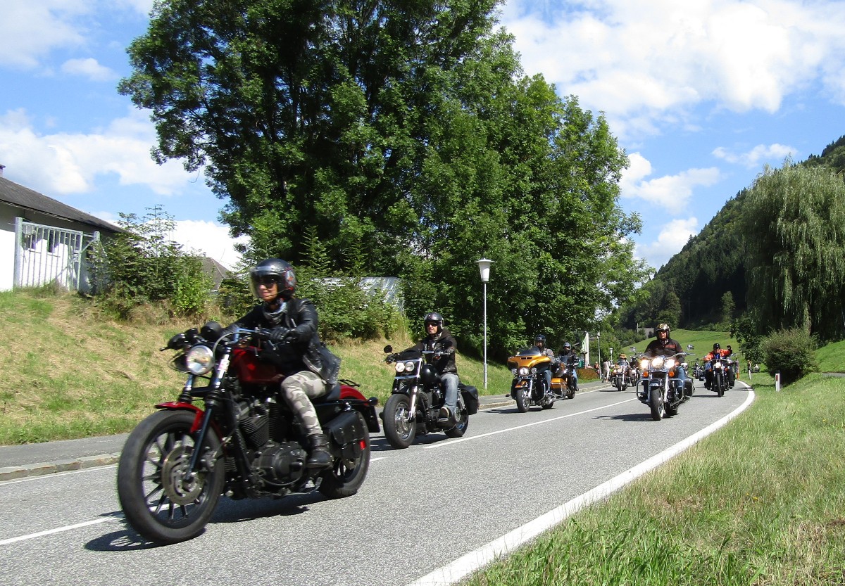 Faak 2018, Harley-Parade, Ossiacher See
