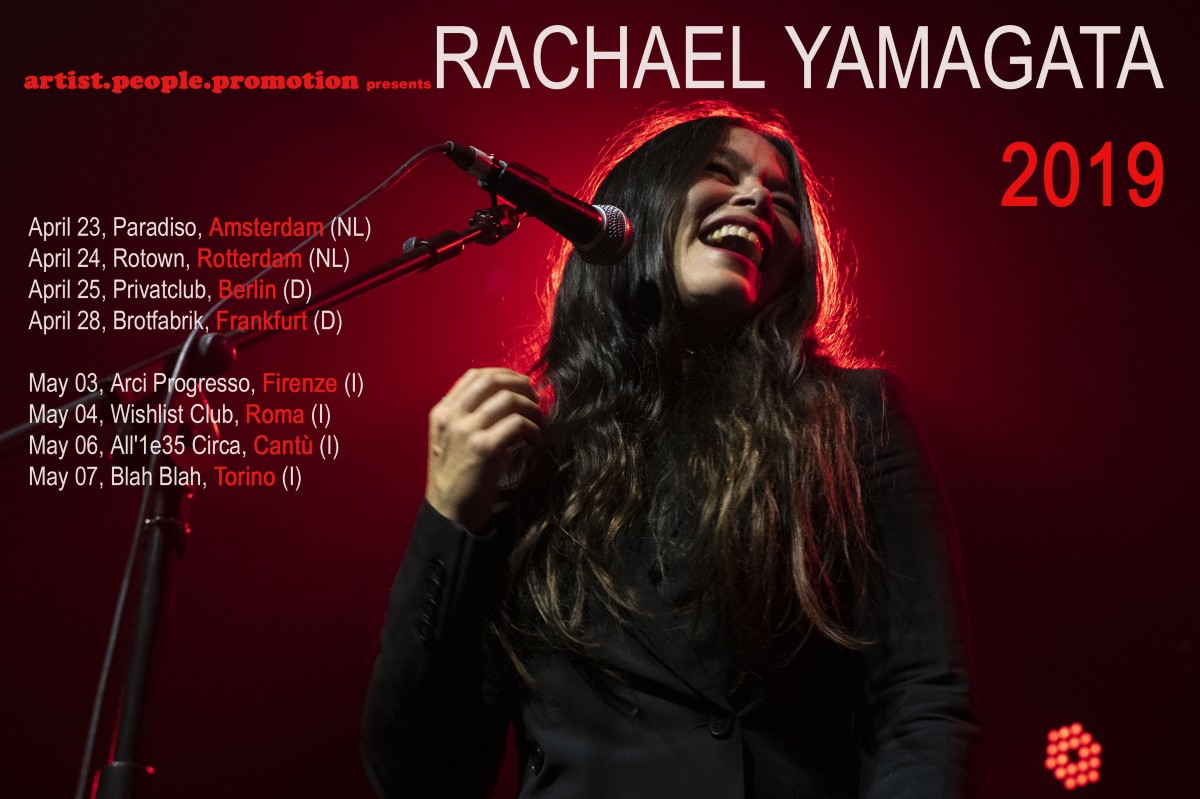 Rachael Yamagata, tour, europe, 2019