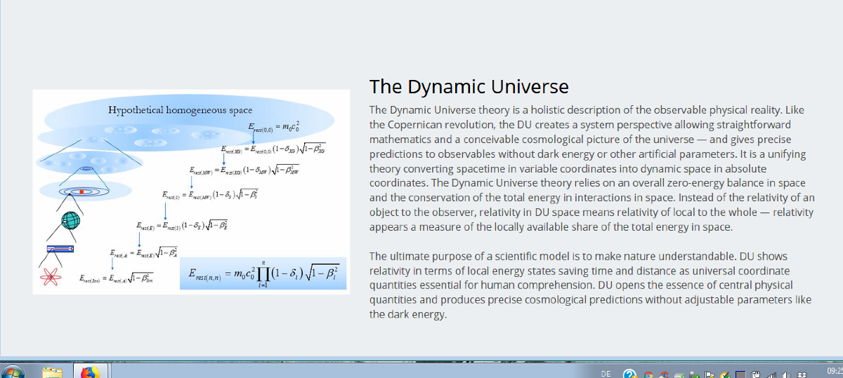 Vorwort-Grafik von "Dynamic Universe"