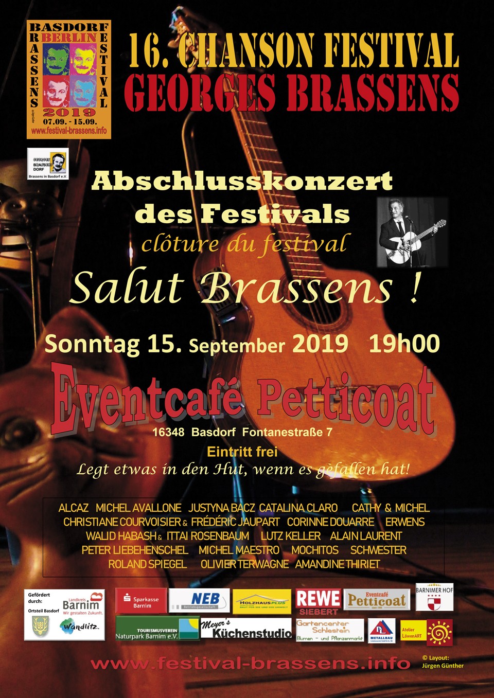 Basdorf Festival Brassens im Eventcafé Petticoat