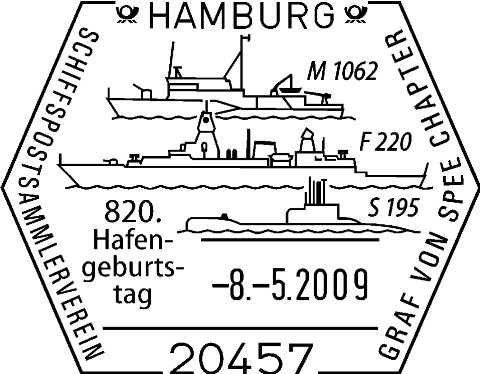 820. Hafengeburtstag M 1062 F 220 S 195