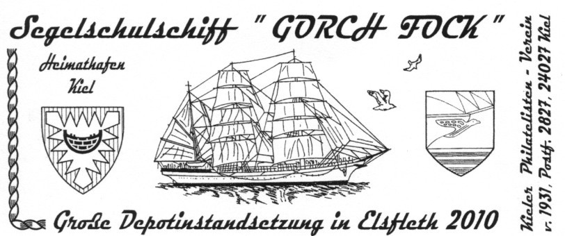 01/2010 Cachet  SSS Gorch Fock