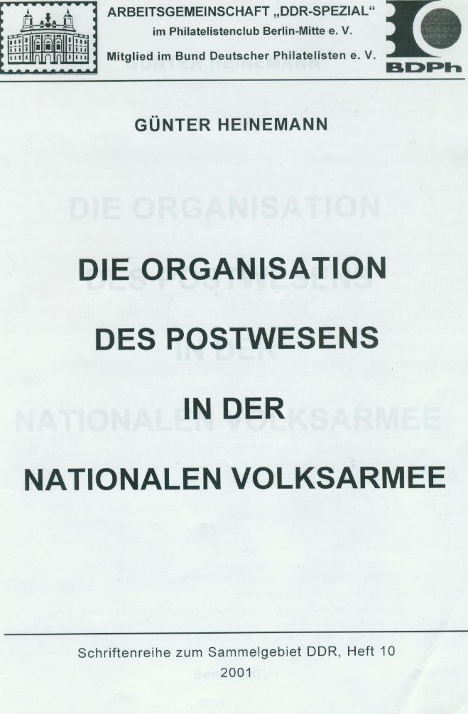 Die Organisation des Postwesens in der Nationalen Volsarmee