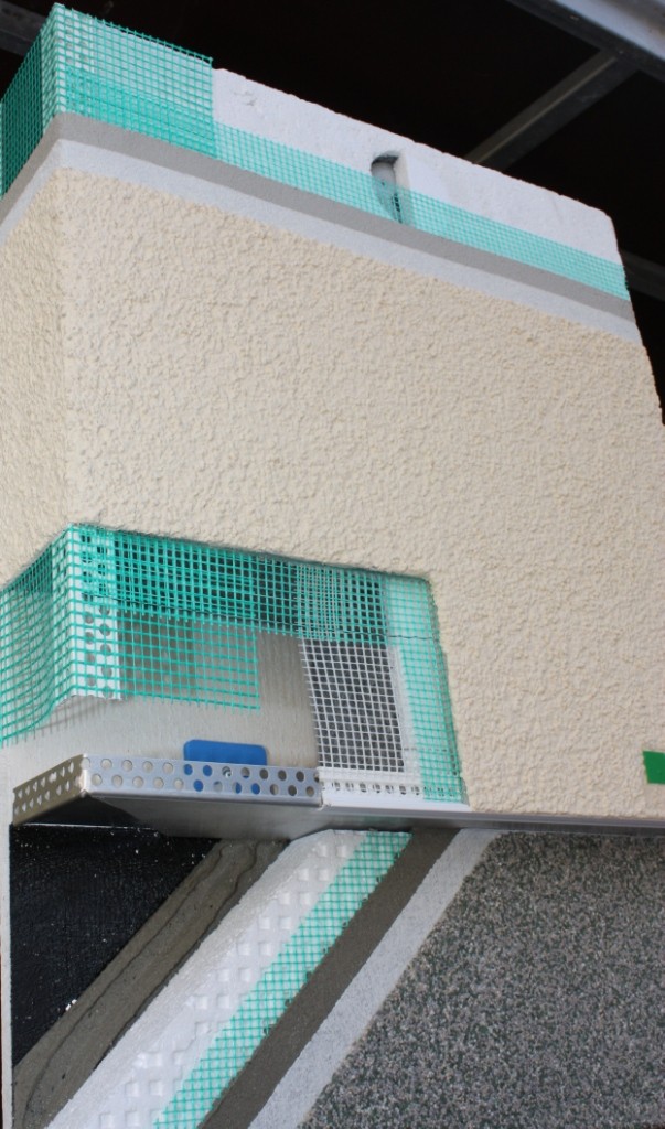 Aufbau Vollwärmeschutz Fassade