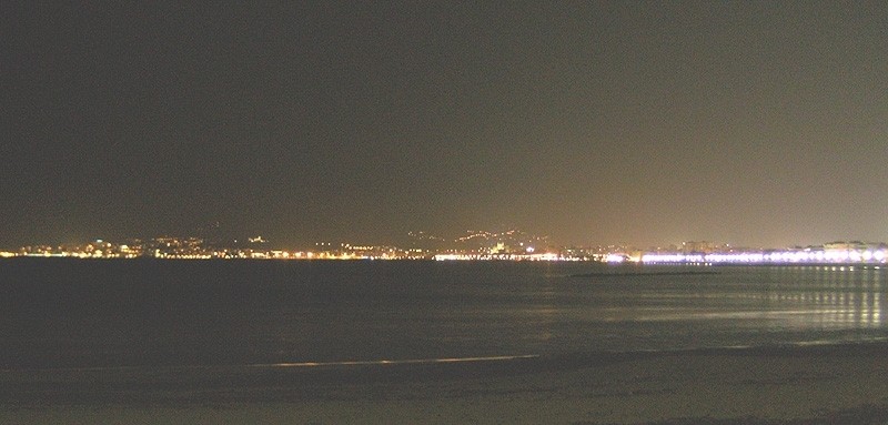 Bucht von Palma bei Nacht