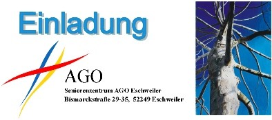 Einladung Seniorenzentrum AGO Eschweiler