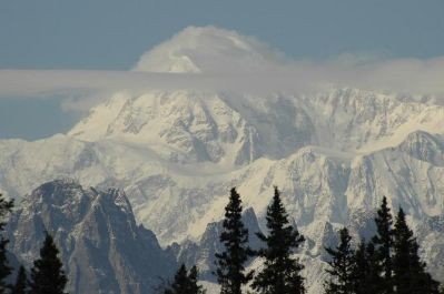 Der Mount McKinley in Alaska ist mit 6.195 Metern 