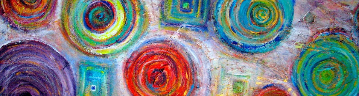 circles, abstrakte kunst, bunt, farbenfroh