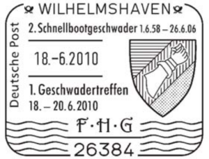 Wappen des 2. Schnellbootgeschwaders Wellenlinien