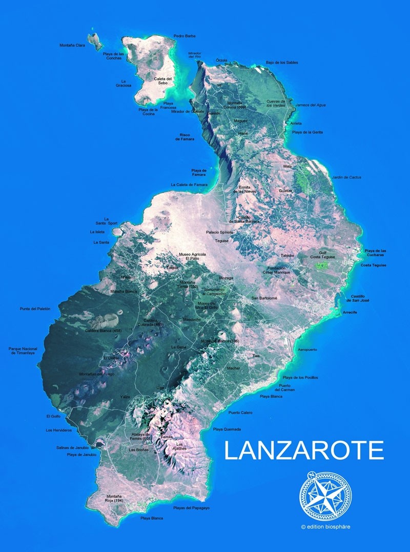 SatBild Lanzarote