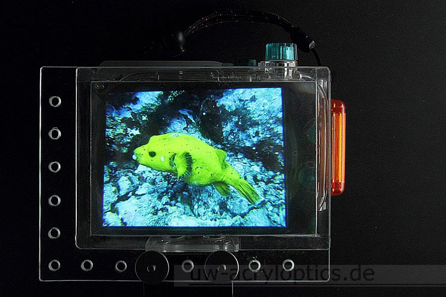 Unterwasserlinse Vergrößerung LCD-Monitor