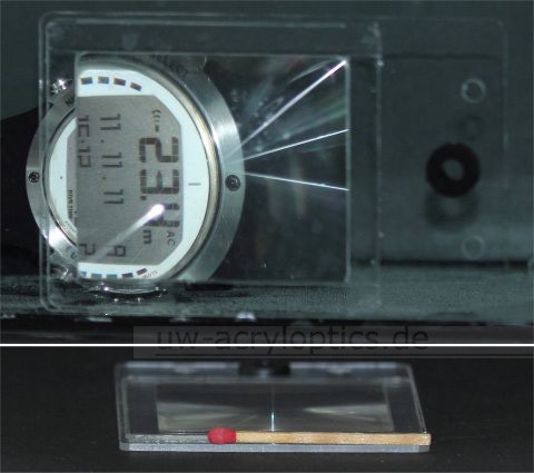 UW-Vergrößerung Tauchcomputerdisplays