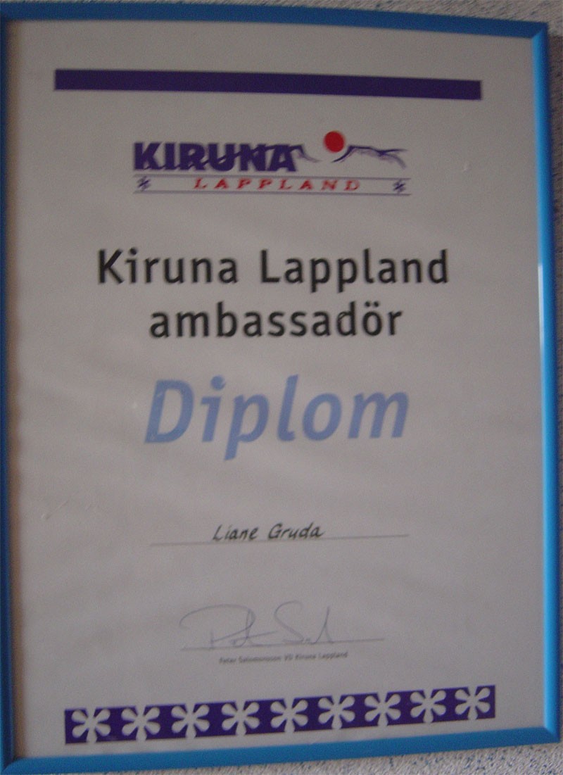 Kiruna Lappland Ambassadör Liane Gruda