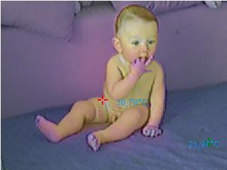 Wärmebild Baby 25%IR Thermobild Thermografie
