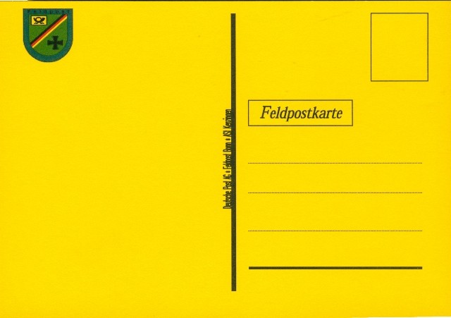 Motiv: Neutral, Beschriftung "Deutsche Post AG Feldpost Bonn, ASt Kenzingen"