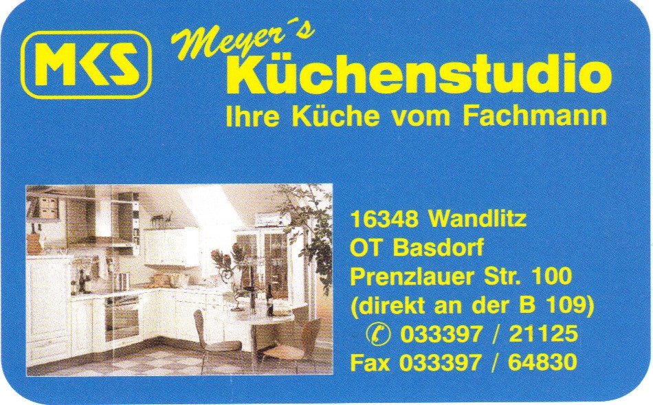 Meyer's Küchenstudio Basdorf Barnim