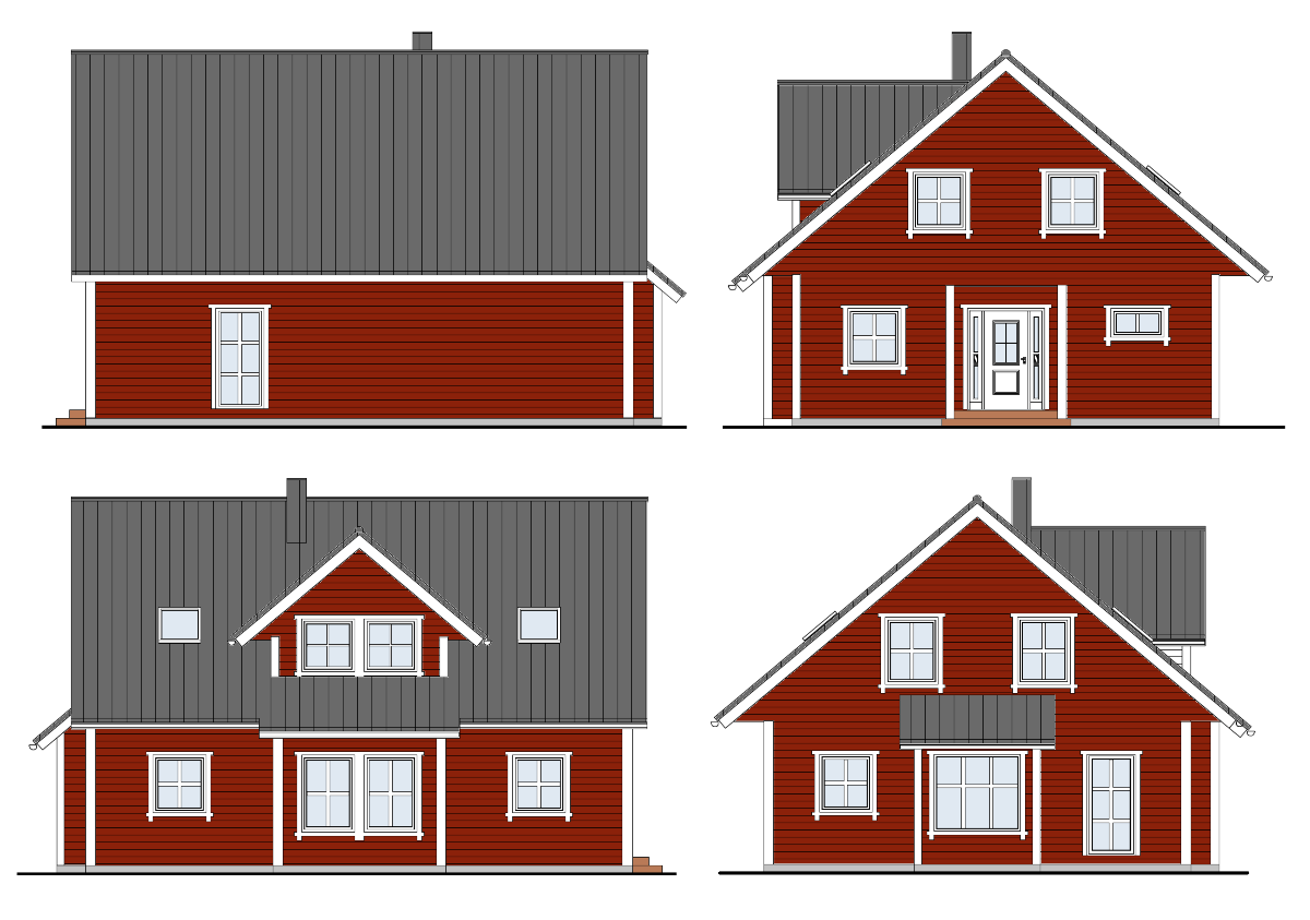 skandinavisches, norwegisches Holzhaus 28