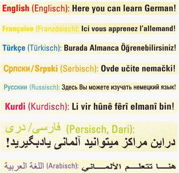 Hier lernen Sie Deutsch!