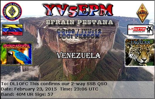 YV5EPM Venezuela.