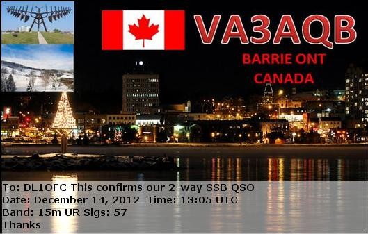 VA3AQB Canada.