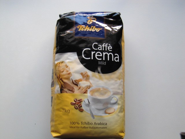 Tchibo Caffe Crema Mild Ganze Bohnen 1000g für 11,49