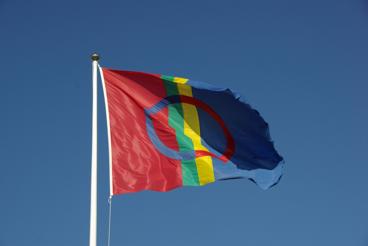Sápmi Samen samische Flagge