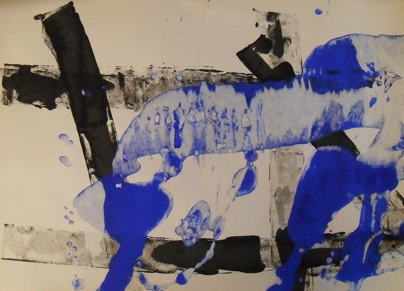 figuration bleue II