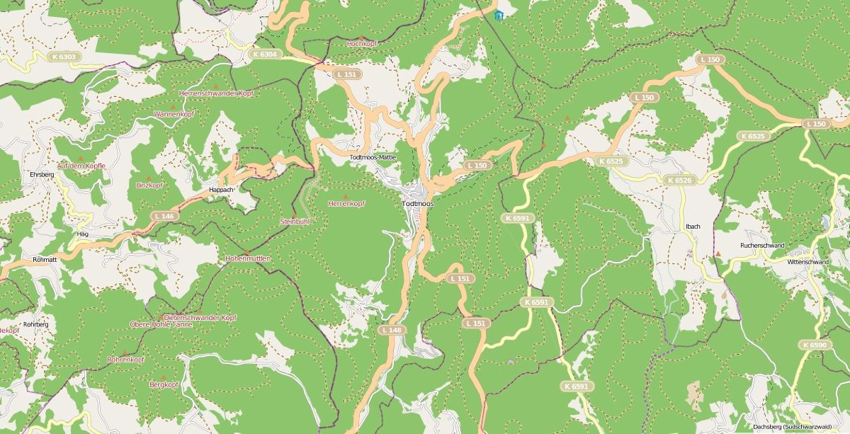 Karte Todtmoos