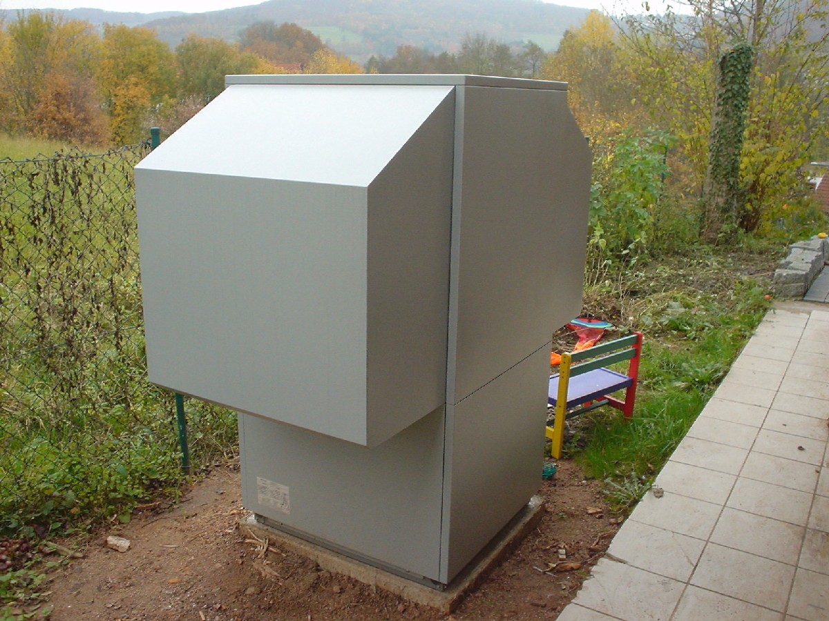 Weishaupt Luft-Wärmepumpe mit Anschlusssystem