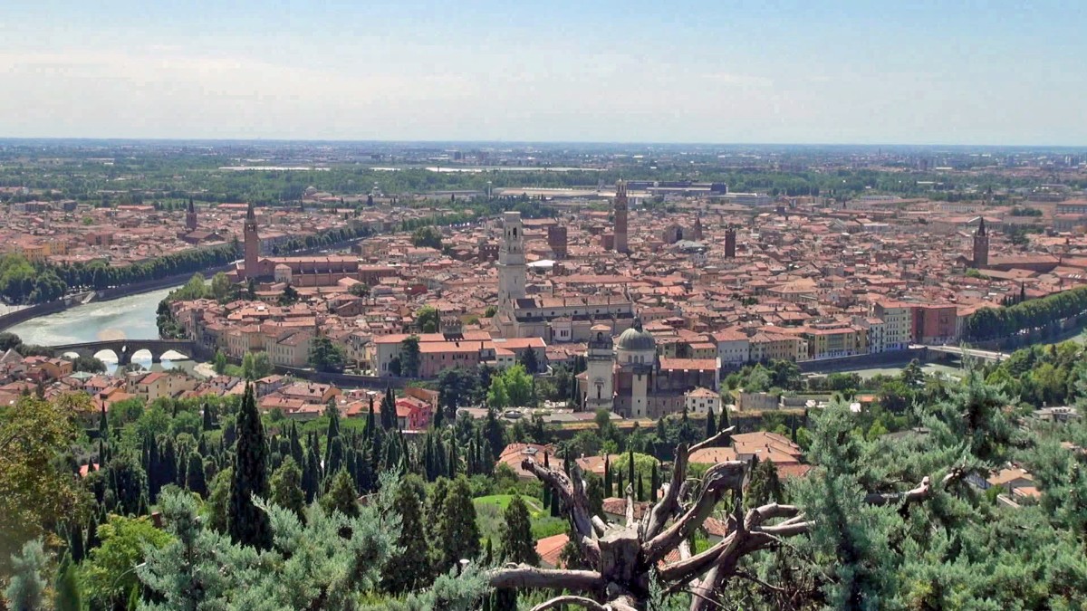 Verona in Venecien in Oberitalien
