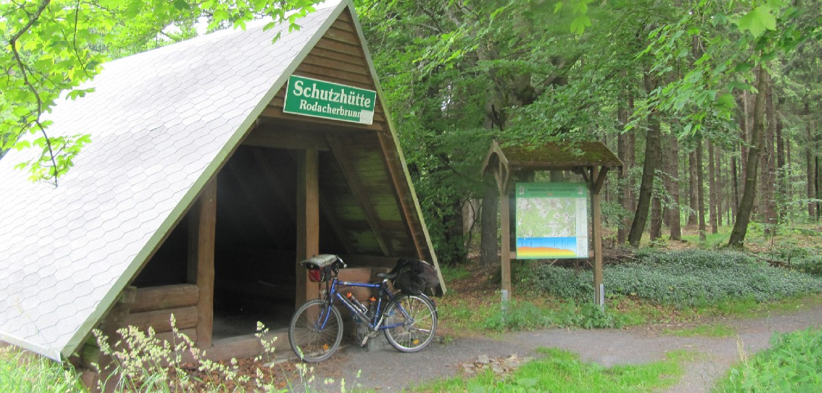 Rennsteig Schutzhütte Rodacherbrunn
