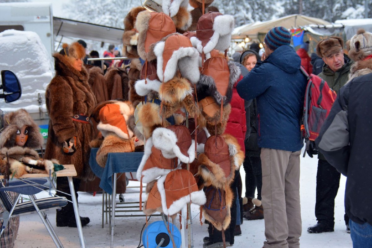 Sápmi Jokkmock Vintermarknad Wintermarkt