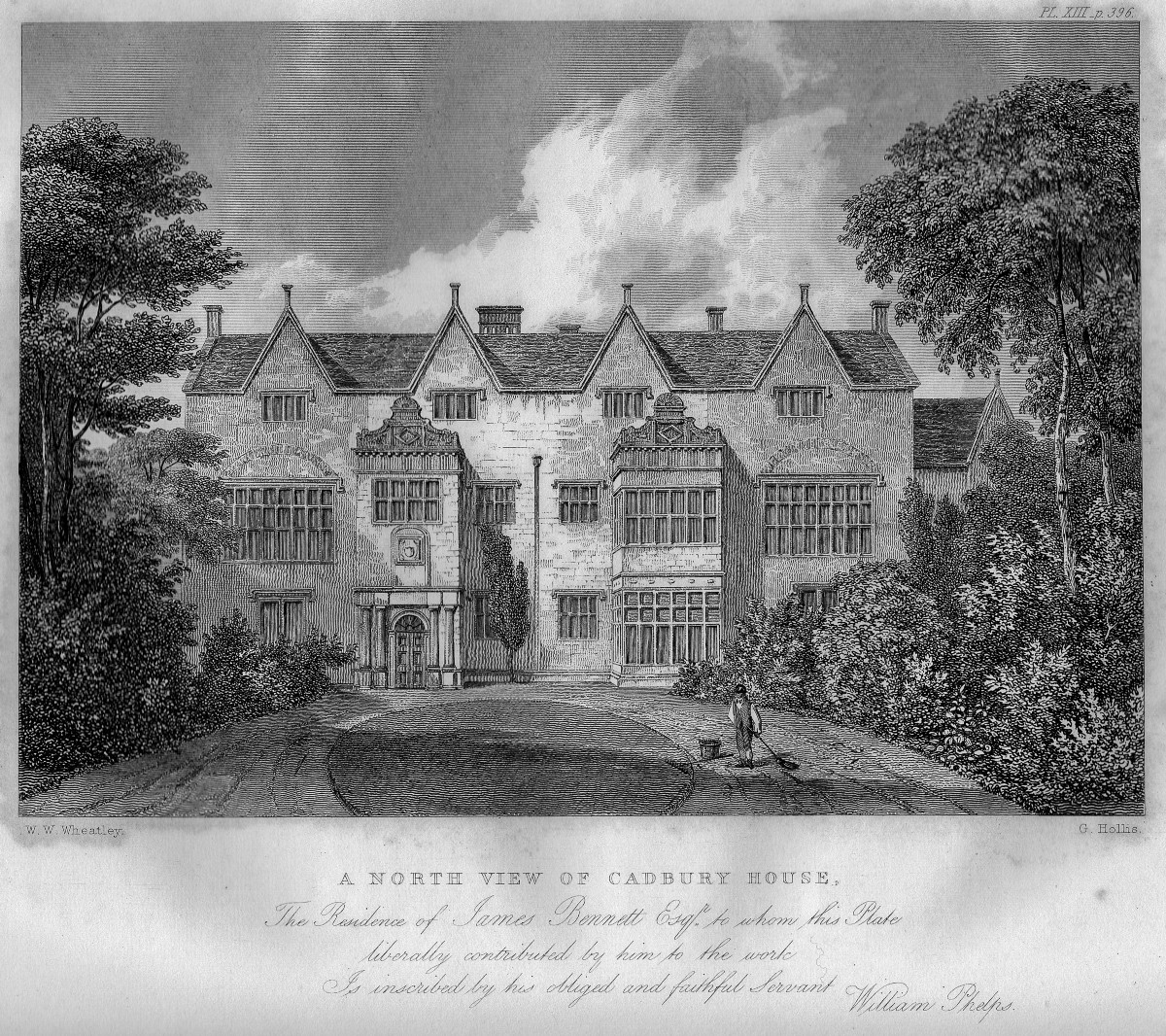 Cadbury House or North Cadbury Court 1836    