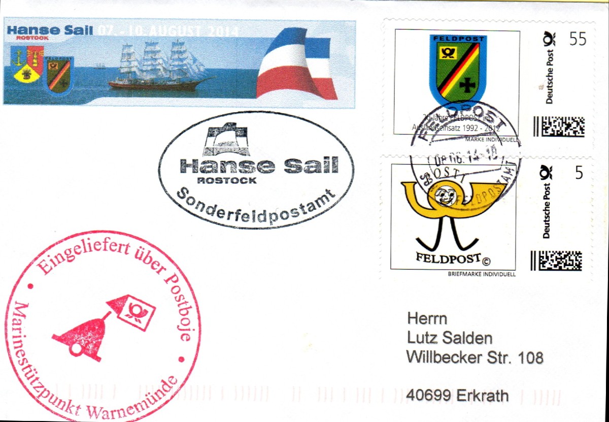 Hanse Sail 2014, Marinestützpunkt Warnemünde