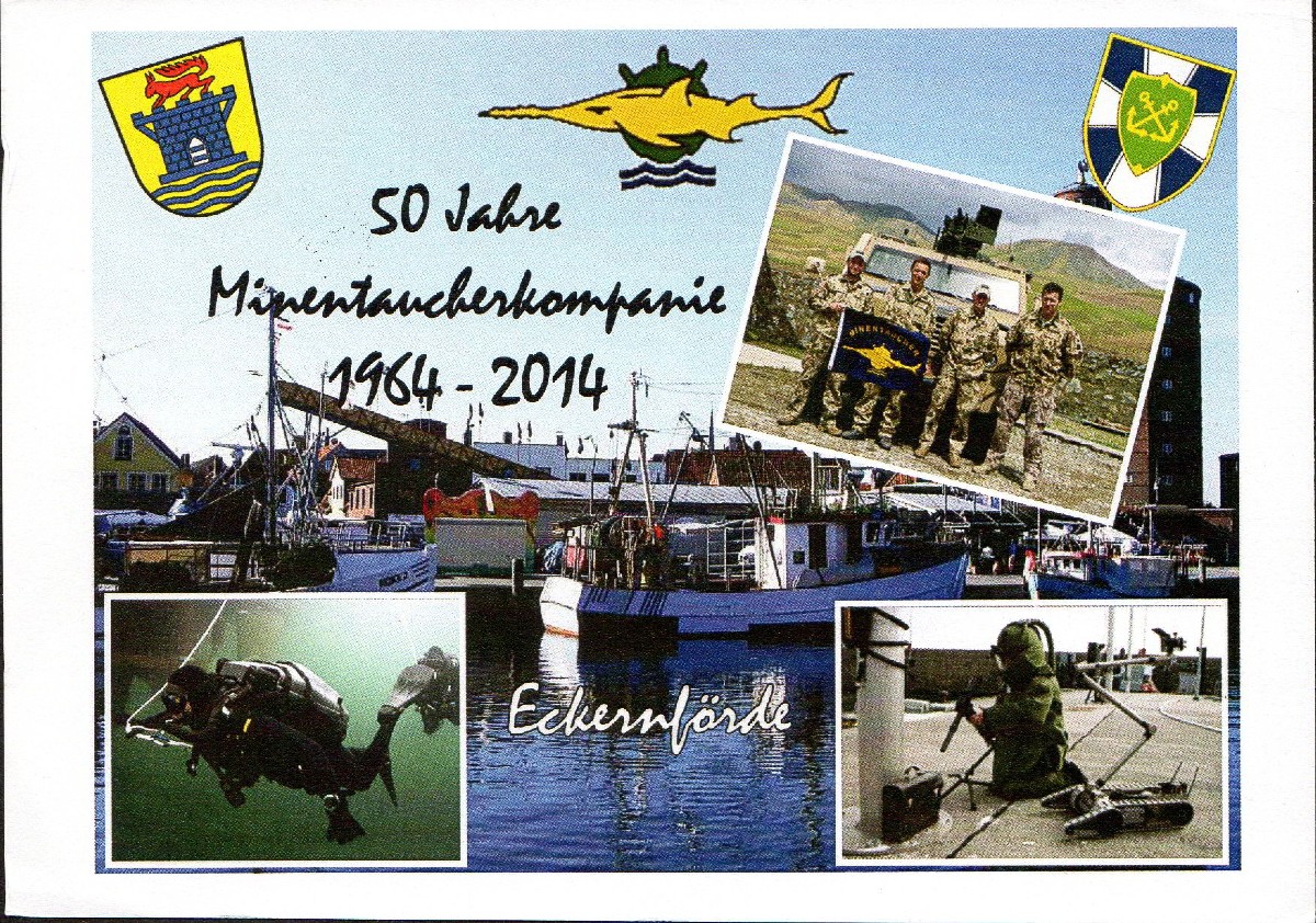 Motiv: 50 Jahre Minentaucherkompanie, Eckernförde
